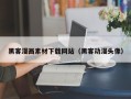 焦作黑客漫画素材下载网站（黑客动漫头像）